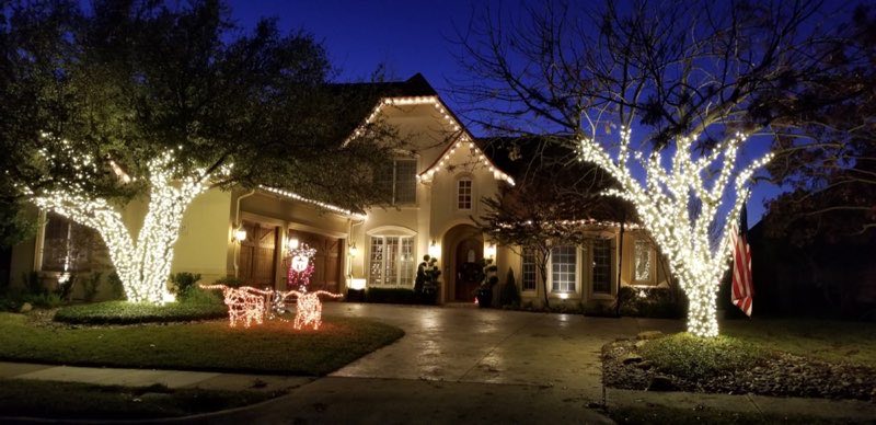 Christmas lights Haltom City